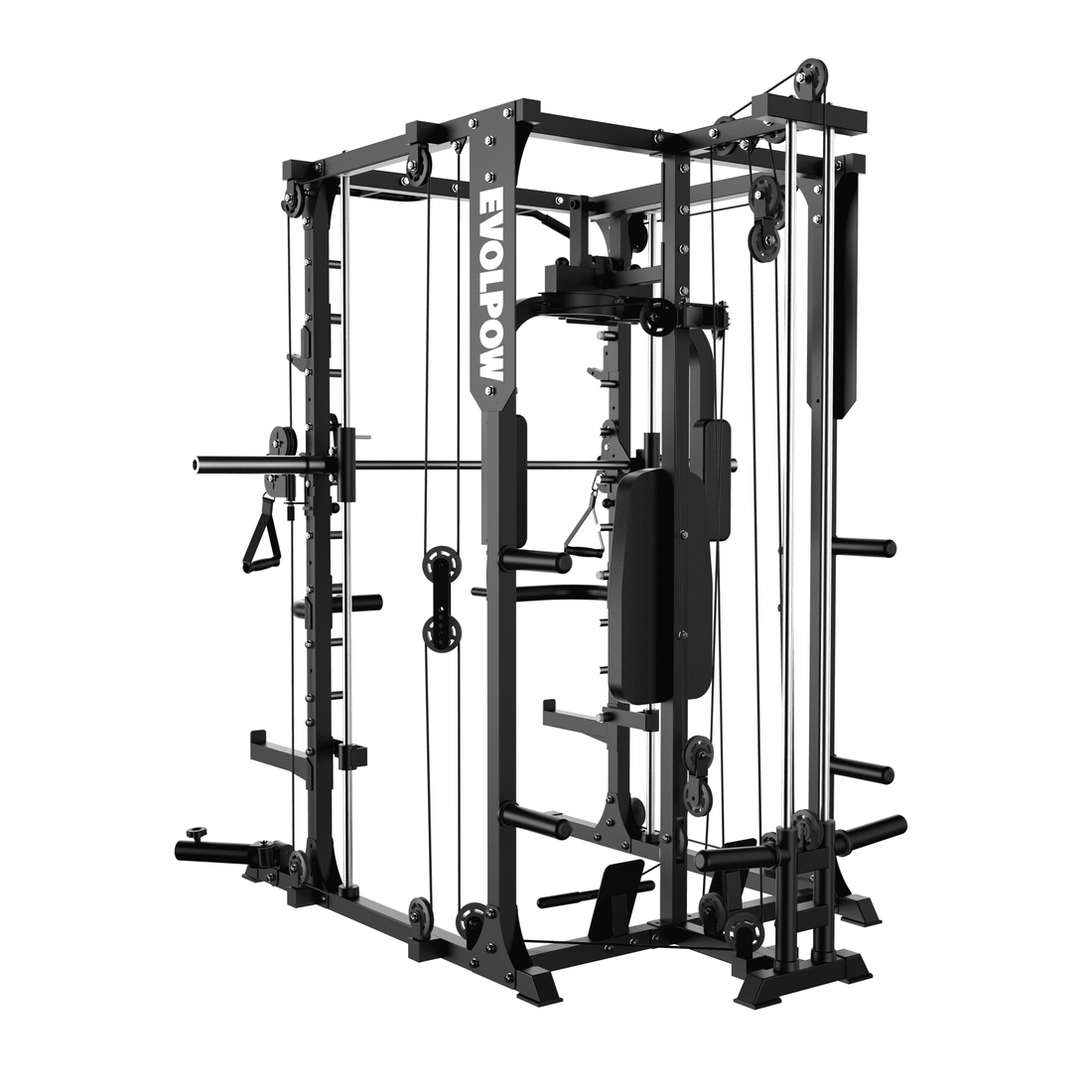 EVOLPOW M2A Brute All-in-One Smith Machine Home Gym – Evolpow Fitness