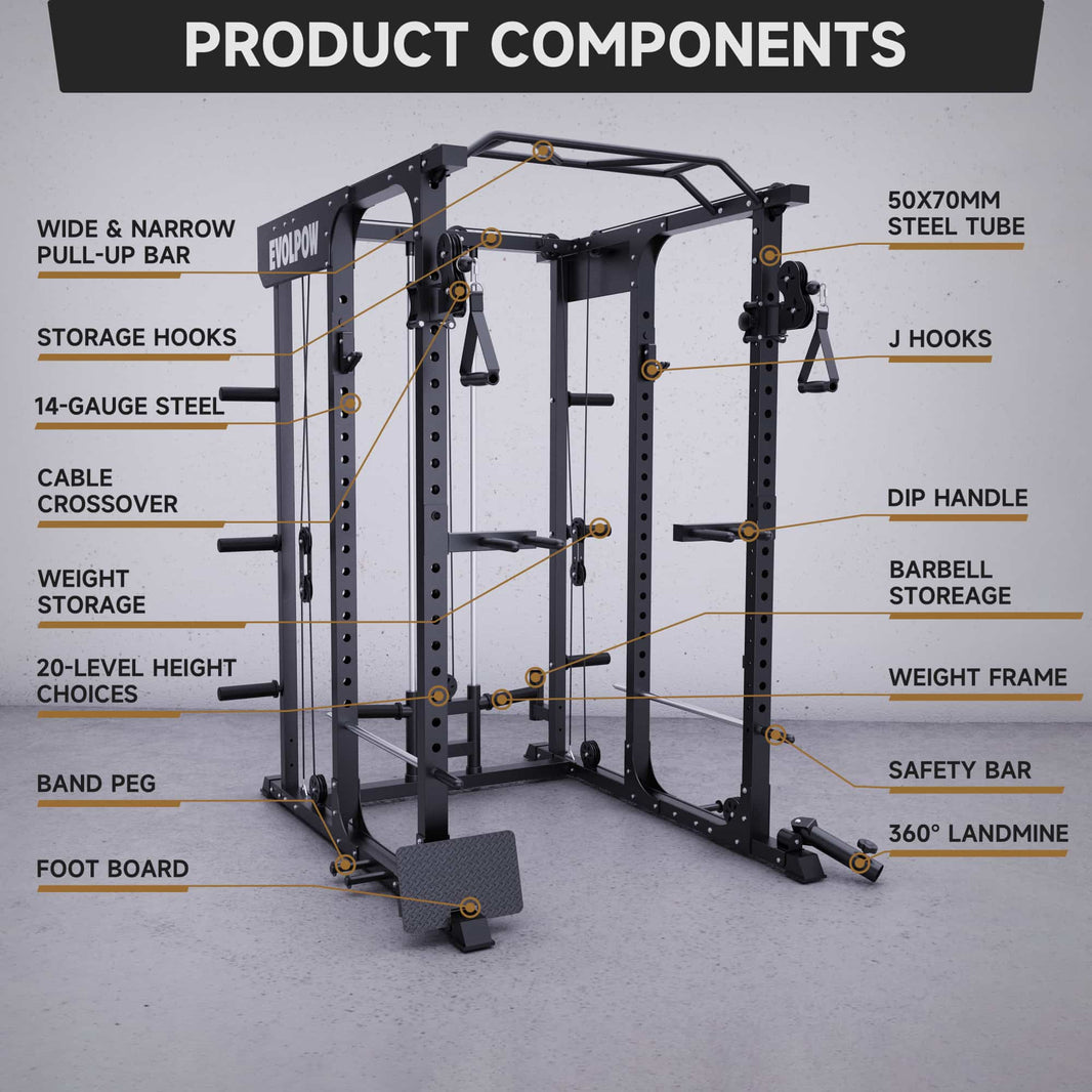 Evolpow Fitness Home Gym Equipment | Elevate Your Fitness