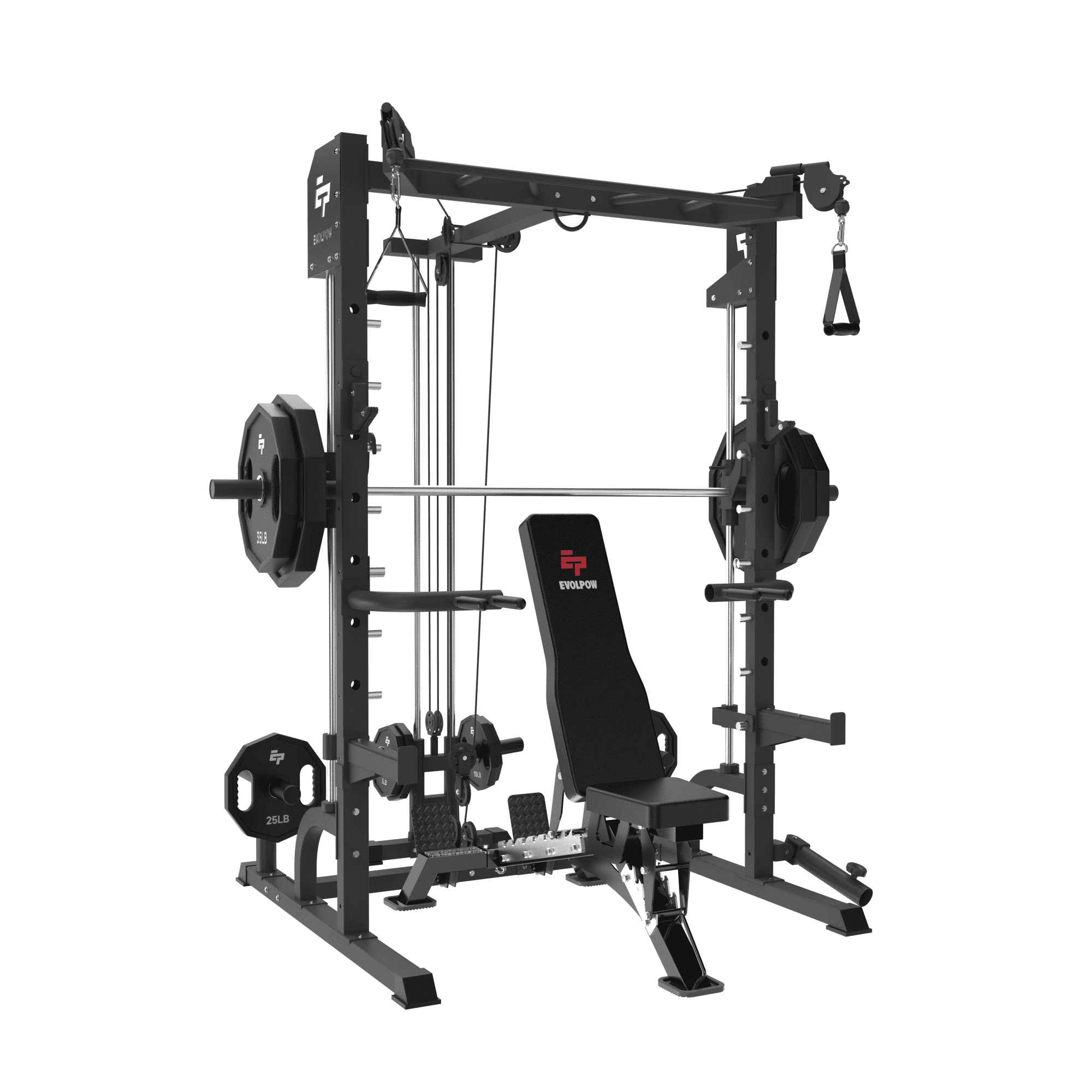 EVOLPOW S3A Tank All-in-One Squat Rack Home Gym Package – Evolpow Fitness