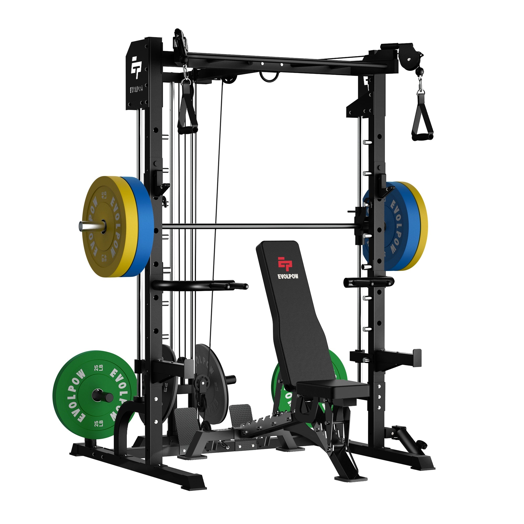 EVOLPOW S3A Tank All-in-One Smith Machine Home Gym Package – Evolpow ...